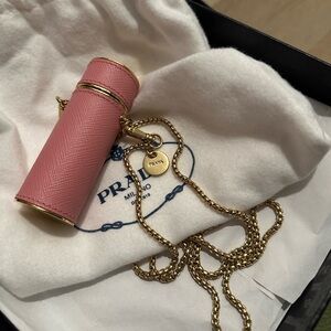 Prada Chain Lipstick Case